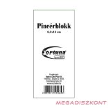 Pincérblokk fehér FORTUNA 6,5x13 cm ragasztott