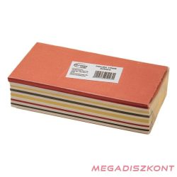 Pincérblokk színes FORTUNA 6,5x13 cm ragasztott