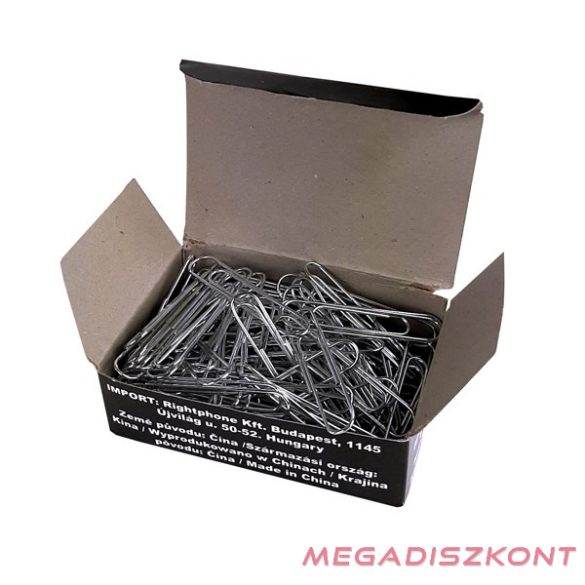 Gemkapocs WEBER'S 50mm nikkel 100 darabos