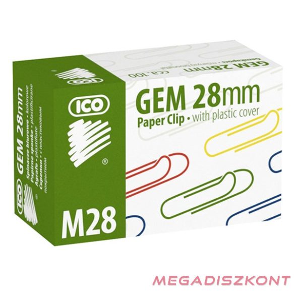Gemkapocs ICO M28 28mm színes 100 darabos
