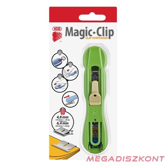 Iratcsíptető ICO Magic Clipper + kapocs