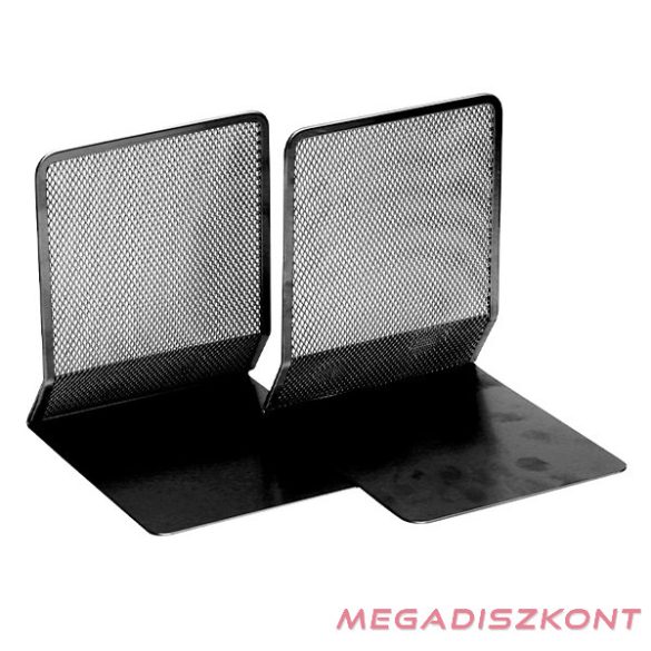 Könyvtámasz ICO fémhálós fekete 2 darabos