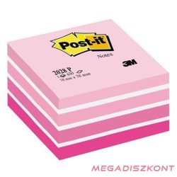   Öntapadós jegyzettömb 3M Post-it LP 2028P 76x76mm aquarell pink 450 lap