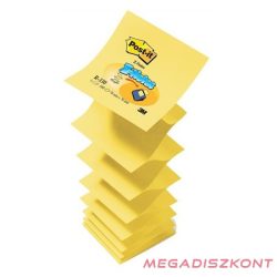   Öntapadós jegyzettömb 3M Post-it LP330N "Z" 76x76mm sárga 100 lap