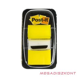 Oldaljelölő 3M Post-it 680-5 műanyag 25x43mm sárga