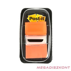 Oldaljelölő 3M Post-it 680-4 műanyag 25x43mm narancs