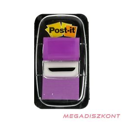 Oldaljelölő 3M Post-it 680-8 műanyag 25x43mm lila