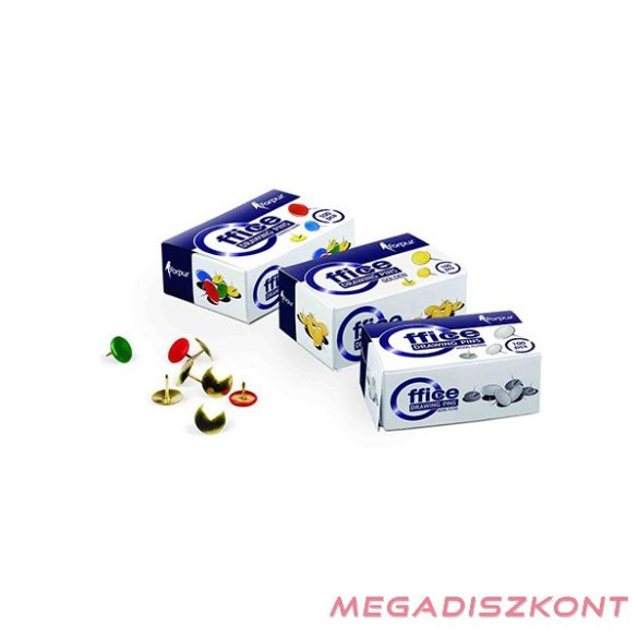 Rajzszeg színes 100 darabos