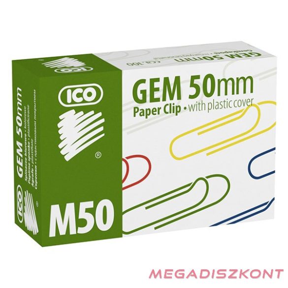 Gemkapocs ICO 50mm színes 100 darabos