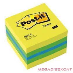   Öntapadós jegyzettömb 3M Post-it LP2051L 51x51mm mini kocka lime 400 lap