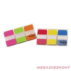   Oldaljelölő 3M Post-it 686-RYB 25x38mm műanyag vegyes szín