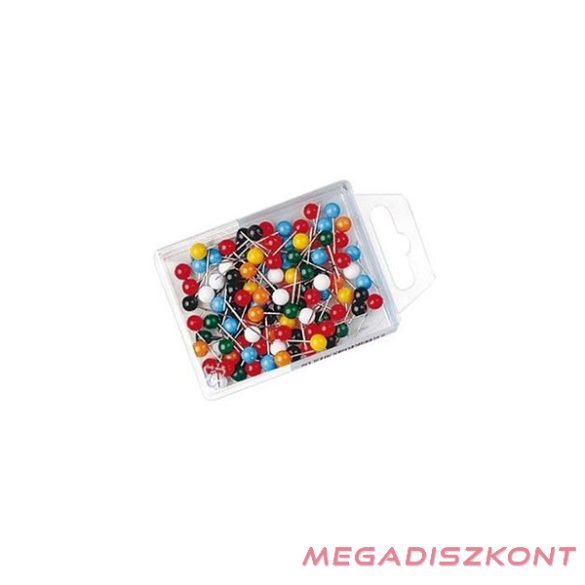 Táblatű WEDO gömbfejű színes 100 darabos
