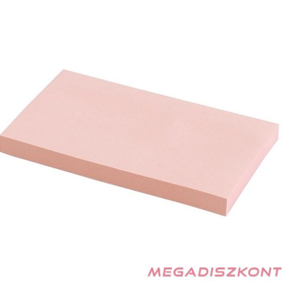 Öntapadós jegyzettömb GLOBAL Notes 5655-02 76x127mm pasztell rózsa 100lap