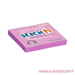   Öntapadós jegyzettömb STICK'N 76x76mm 360°-ban tapadó rózsaszín 100 lap