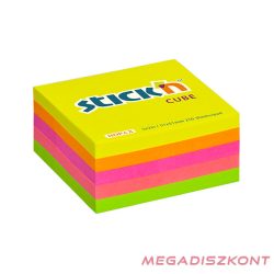   Öntapadós jegyzettömb STICK'N 51x51mm neon mix 250 lap