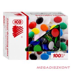 Rajzszeg ICO 224 fém színes fejű 100 darabos