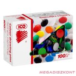 Rajzszeg ICO 224 fém színes fejű 100 darabos