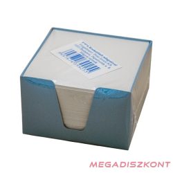 Kockatömb fehér 9x9x6 cm egyszínű színes tartóban