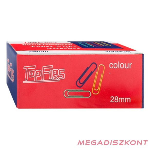 Gemkapocs TOPFIRS M28mm színes 100 darabos