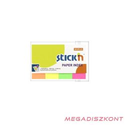   Öntapadó oldaljelölő STICK'N 50x20mm papír neon mix 4x50 lap
