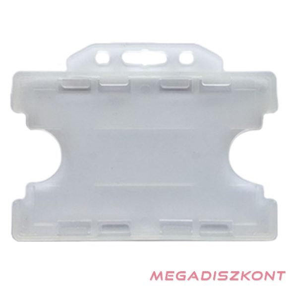 Azonosítókártya tartó Proximity fekvő 85x54mm opál 2 kártyás