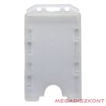 Azonosítókártya tartó Proximity fekvő 85x54mm opál 2 kártyás