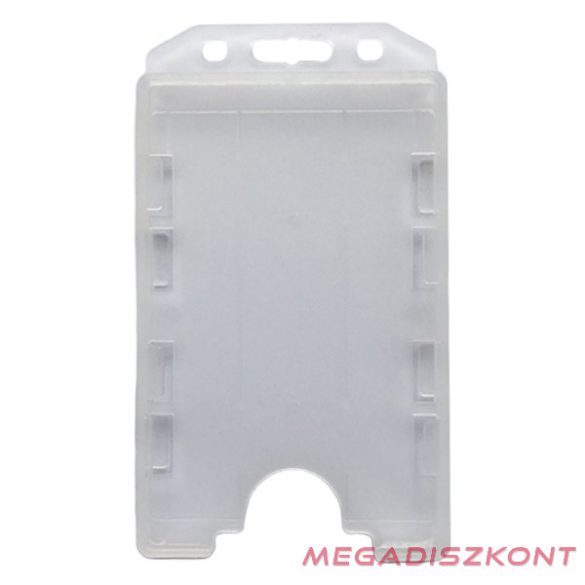 Azonosítókártya tartó Proximity fekvő 85x54mm opál 2 kártyás