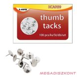 Rajzszeg nikkel 100 darabos