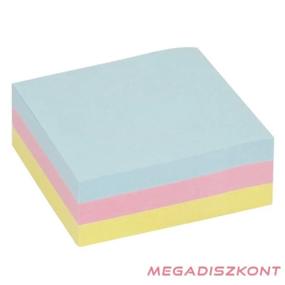 Öntapadós jegyzettömb EAGLE 75x75mm pasztell 300 lap