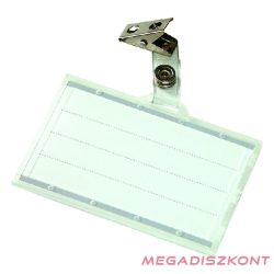   Azonosítókártya tartó DONAU 88x55 mm csipeszes PP átlátszó 50 darabos