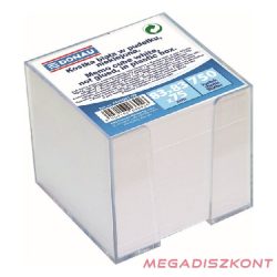Kockatömb fehér DONAU 9,2x9,2 cm tartóban nem ragasztott