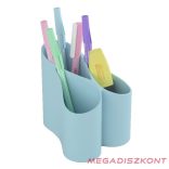 Írószertartó ICO Lux műanyag pasztell kék