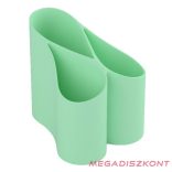 Írószertartó ICO Lux műanyag pasztell zöld