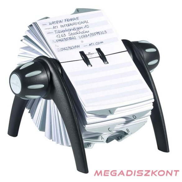 Kartotékozó DURABLE Teleindex forgatható fekete