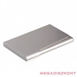 Névjegytartó tárca DURABLE fém 20 darabos ezüst