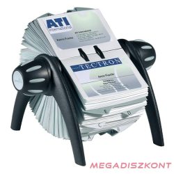 Névjegyartó DURABLE Visifix forgatható fekete