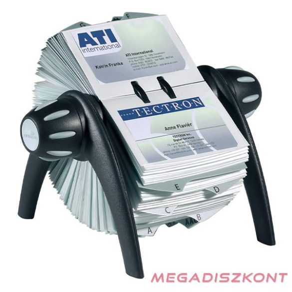 Névjegyartó DURABLE Visifix forgatható fekete