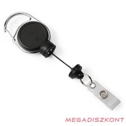   Azonosítókártya tartó DURABLE Extra Strong patentos kihúzható fekete