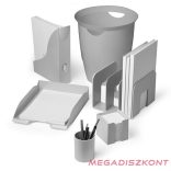 Kockatömbtartó DURABLE Eco műanyag 10x10 cm töltött szürke