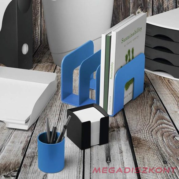 Kockatömbtartó DURABLE Eco műanyag 10x10 cm töltött fekete