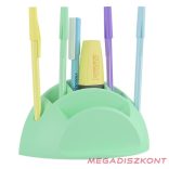 Írószertartó ICO Smart műanyag pasztell zöld