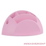 Írószertartó ICO Smart műanyag pasztell rózsa