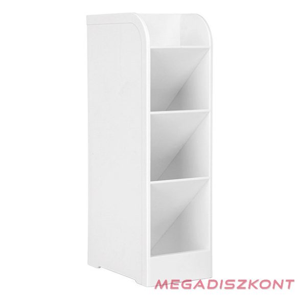 Írószertartó DELI Macaron műanyag 5 rekeszes fehér