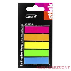 Oldaljelölő GRAND GR-083-25 műanyag vegyes szín 5x25 lap