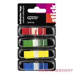 Oldaljelölő GRAND GR-117-25 műanyag vegyes szín 4x25 lap