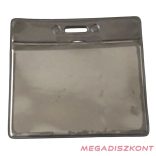 Azonosítókártya tartó Vinyl tasak 90x60mm fekvő áttetsző