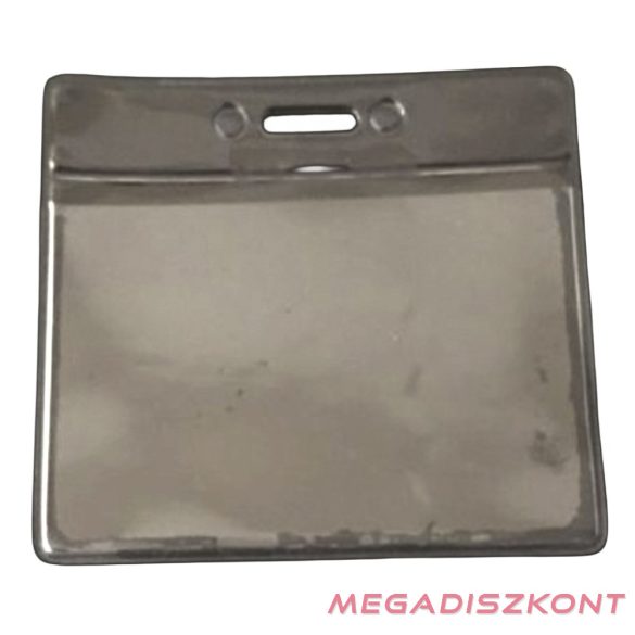 Azonosítókártya tartó Vinyl tasak 90x60mm fekvő áttetsző