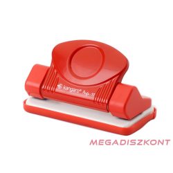 Lyukasztó KANGARO Perfo-10 2 lyukú fém 10 lap piros