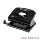 Lyukasztó OPTIMA H-20 2 lyukú fém 20 lap fekete