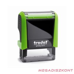   Bélyegző TRODAT Printy 4.0 4911 almazöld ház fekete párna